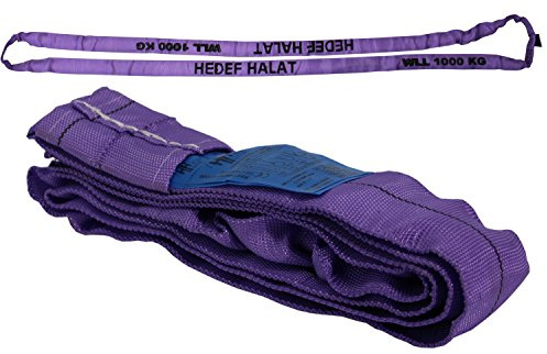 1 Tonne 1.5 Meter Rundschlinge Bandschlinge Rundschlinge Hebeband Hebegurt Schlupp Kranschlinge