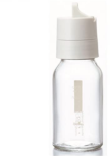 Hario Anziehflasche mit Klappverschluss, 120 ml, Hellgrau