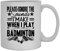 Cool I Play Badminton-Tasse, Keramiktasse für dich, 325 ml