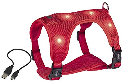 Nobby Geschirr FLASH MESH, rot, L: Brust: 55-70 cm, Bauch: 60-80 cm, 1 Stück