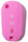 Coque en Silicone pour télécommande 3 Touches Citroen Cactus C3 C4 C5 C6 C8 C4L DS3 DS4 DS5 Picasso Xsara et Peugeot 208 301 308 408 508 2008 3008 5008 RCZ (Voir compatibilité sur Les Photos) (Rosa)