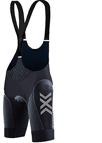 X-Bionic Twyce 4.0 Bike Bib Shorts Padded Women, Donna, Opal Black/Dolomite Grey, L