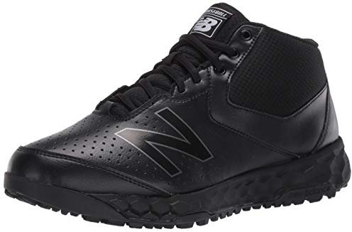 New Balance Men's 950V3 Mid-Cut Baseball Shoe, Black/Black, 15 D US