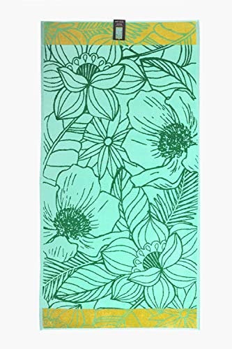 jilda-tex Strandtuch 90x180 cm Badetuch Strandlaken Handtuch 100% Bio-Baumwolle Velours Frottier Pflegeleicht (Bali)