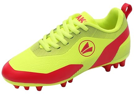 JAKO J-SFG Twist Fussballschuh, limetta/Fiery red, 33 EU