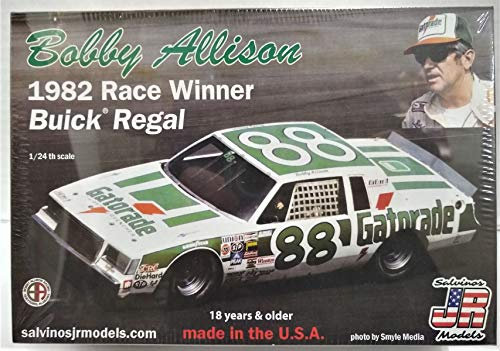 Salvinos Jr Models BAB1982D 1/24 Bobby Allison #88, Buick Regal, 1981 Plastikmodellbausatz