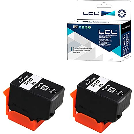 LCL Cartucce d'inchiostro Compatibile 202 202XL C13T02G14010 (3Nero) Sostituzione per Epson Expression Premium XP-6000 XP-6005 XP-6100 XP-6105 XP6000 XP6005 XP6100 XP6105