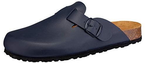 Lico Bioline Clog Herren Pantoletten, Blau, 49 EU