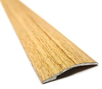 Oak Effect Aluminium Motion Cover Strip Threshold Floor Edging 900mm (Ramp (40mm x 6mm))