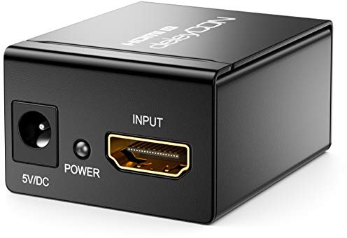 deleyCON HDMI Repeater 4K UHD 2160p bis 18m / 1080p bis zu 40m / Aktiver HDMI Signalverstärker Extender Verstärker HDR ARC CEC Dolby DTS Metallgehäuse