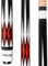 Pathline Billardqueue-Stick – 147,3 cm kanadischer Ahornholz Profi-Billardstock (4 Farben, 510 g, 538 g, 567 g, 595 g) (B rot 595 g)