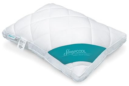 SleepCOOL Kühlendes Kopfkissen 40x60cm COOL.Moments – Voluminöses Kissen mit Kühleffekt, Weniger Schwitzen, weniger frieren