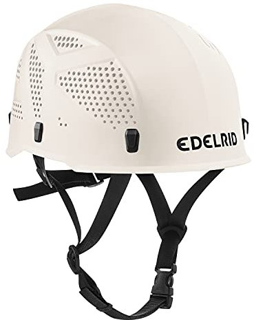 EDELRID Unisex – Erwachsene Ultralight III Kletterhelm, Snow, one Size