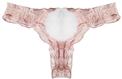 JasmyGirls Damen Spitze Tangas Unterwäsche Damen Höschen Hase Cosplay Dessous Niedlicher Schwanz Anime Höschen Sexy G-String Kawaii Slips