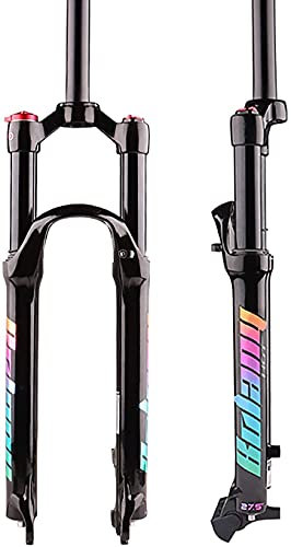 Federgabel 26 27 5 29 Zoll Lightweight Shoulder Control MTB-Gabel aus Magnesiumlegierung Federgabel Mountainbike Radstrecke: 100mm A,29