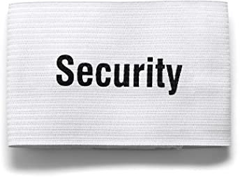 Sportacular Gear Security-Armbinden Sets (5 oder 10 STK.) mit Klettverschluss weiß individuell anpassbar | Ordnerarmbinde Binde (5)