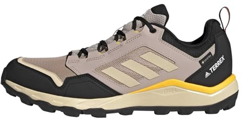 adidas Men's Tracerocker 2.0 Gore-TEX Trail Running Shoes, Wonder Taupe/Sand Strata/Solar Gold, 9.5 UK