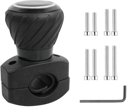 Lenkradknauf Spinner, Lenkradknauf Traktor, Universal Auto Lenkrad Spinner Knopf, 360° Drehbar Lenkrad Knopf, Lenkradspinnknopf Lenkhilfe für Traktoren, Autos, LKWs, Boote, Rasenmäher Gabelstapler