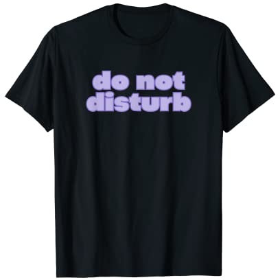 Mens Oversized Tee Do Not Disturb Gym Pump Cover to Focus T-Shirt