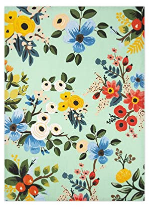 Excelsa Fiori Frida Geschirrtuch, 100% Baumwolle, 70 x 50 cm, mit Knopfloch