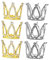 CIYODO Tortendekoration 6st Kronenkuchen Dekorieren Prinzessinnen-kopfschmuck Minikronen Zum Basteln Hochzeitsdeko Tischdekoration Strass Tiara Kronen-kuchenornament Kuchen Krone Kristall Zylinder