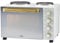 Cooks Professional Mini Oven with Hobs | Energy Efficient Electric Countertop Cooker with Two Hot Plate Hobs & Wire Rack Baking Tray | Kitchen Table Top Grill Ovens | 28L Capacity | Nordic White�