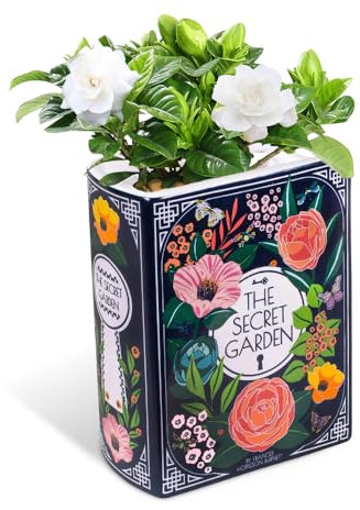 Hojalis Book Shaped Ceramic Vase, Book Vase for Flower Ceramic Book, Retro Decorative Book Flower Vases, Cute Bookshelf Decor, Unique Vase for Book Lovers, Ceramic Vases for Home Decor