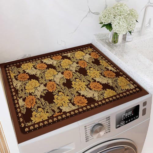 QHanky Diatomita de Protector 50 * 50cm Superior para Lavadora y Secadora,para Lavadora y Secadora Almohadilla Protectora de Goma Antideslizante Impermeable para Lavadora y Secadora