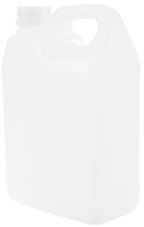 PRETYZOOM 2 Liter Jug, 0.5 Gallon Water Bottle Juice Dispenser Engine Oil Storage Containers with Handle and Lid Empty Storage Containers for Soaps Detergents Liquids