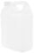 PRETYZOOM 2 Liter Jug, 0.5 Gallon Water Bottle Juice Dispenser Engine Oil Storage Containers with Handle and Lid Empty Storage Containers for Soaps Detergents Liquids