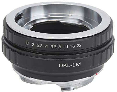 NEWYI DKL-LM-Objektivadapterring, Objektivmontage-Adapterring für Voigtlander Schneider DKL-Mount-Objektiv, passend für Le ICA LM-Mount-Kameragehäuse