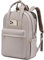 LOVEVOOK Laptop Backpack Womens, 17.3 inch Large Rucksack Bag for Women, Waterproof Ladies Backpacks School Bags with USB Port, Fashion Daypacks Back Pack for Uni College Work Travel, Grey