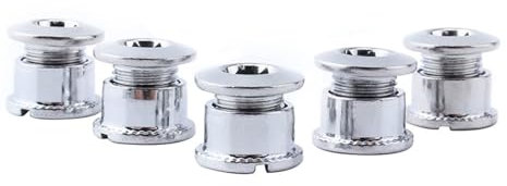 Lerpwige Set mit 5 langlebigen Stahl-Tretlagerschrauben für Doppel-Tretlager an verschiedenen Fahrrädern