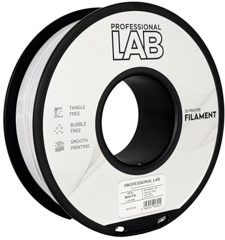 PLA Filament Weiß 1.75mm 1kg 3D Drucker Filament, Kein Stringing, Hohe Haftung, Kompatibel mit Ender 3, Prusa i3, Bambu Lab uvm..