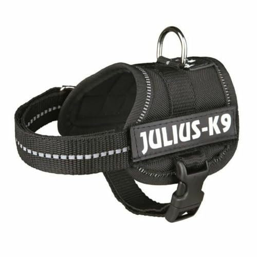 K9 Powergeschirr, Größe: 3XS/Baby 1, Schwarz