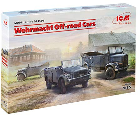 ICM DS3503 Wehrmacht Off-Road Cars (3 Stück)