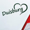 Hellweg Druckerei Auto Aufkleber Duisburg Ruhrgebiet Herz Stadt City Liebe Love 17x8 cm