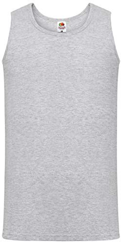 Fruit of the Loom Valueweight 61-098-0 Men’s Athletic Vest, Tank Top - Grey - Large