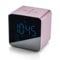 Daewoo DBT-305PK Altavoz Bluetooth con Reloj - Color Rosa Metalizado, Pequeno