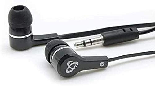 SBOX ep-003b Kopfhörer mit Kabel und Freisprecheinrichtung, 3,5 mm, 116 dB, Schwarz