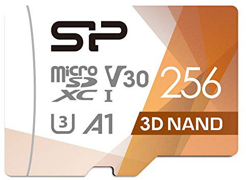 Silicon Power Carte mémoire microSDXC UHS-3 256 Go