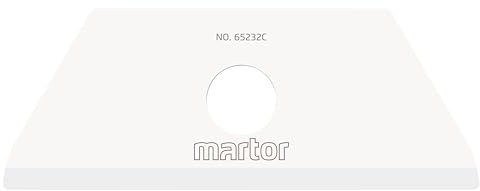 MARTOR 2x Lame Cutter Céramique Arrondie 19 mm, 2 fois, SECUNORM 500/300 | Lame de rechange cutter, céramique, arrondie, résistante rouille & acide, pour SECUNORM 500/MIZAR/300. No. 1765232.25