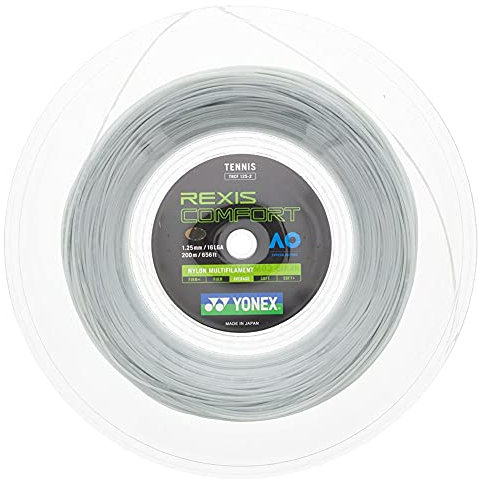 YONEX Rexis Comfort Tennis, Single String, 12 m, 1,30 mm, Unisex, Mehrfarbig, Einheitsgröße
