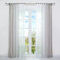 HongYa 2er-Pack Farbverlauf Gardinen Transparenter Voile Vorhänge Schals mit Kräuselband H/B 225/140 cm Hellbraun