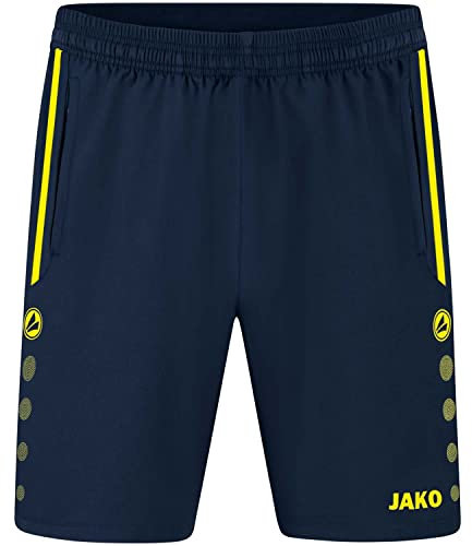 JAKO Herren Kort allround Shorts Und R cke, Marine/Neongelb, M EU