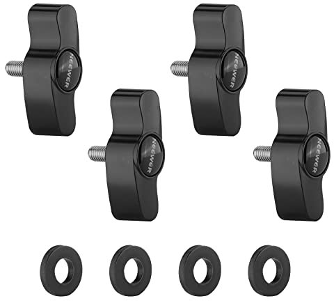 NEEWER 4 Packs Screw Buttons Adapter Photography Video Lighting Accessories Replacement for NEEWER 480 530 660 P200 LED Bi Color and RGB Video Panel Lights
