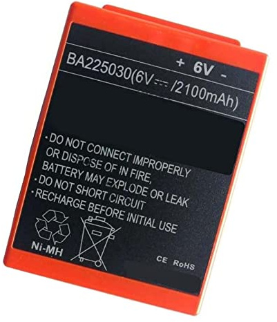 howtopfor Akku Batterie Ersatz für FUB05AA FUB5AA FUB05XL BA225030 6V 2100mAh