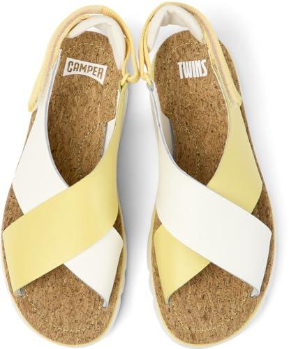 Camper Women's Oruga TWS Twins-k200157 Flat Sandals, Multicolour 051 Tws, 4 UK