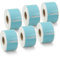 BETCKEY - 6 Rollen Blau Adressetiketten (Groß) Kompatibel mit DYMO 99012(S0722400), 36mm x 89mm, 1560 Farbige Etiketten für LabelWriter 450, 4XL NICHT passend 550 oder 5XL