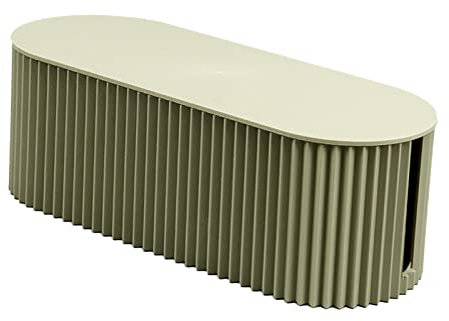 Effiziente Kabelorganisationsbox, Mehrzweck-Kabelmanagementbox mit Deckel, Schreibtisch-Steckdosenhalter, Router-Aufbewahrungskoffer für das Haushaltsbüro (Grüne kleine Größe)